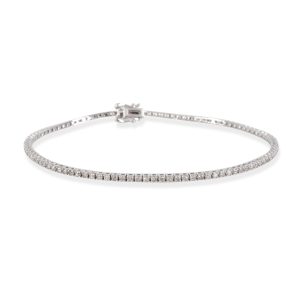 Diamond Tennis Bracelet in 14K White Gold 100 CTW Cart