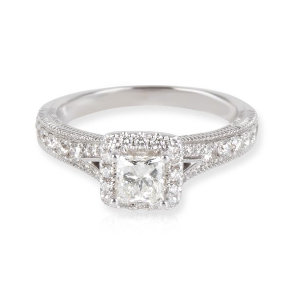 Vera Wang Love Collection Diamond Engagement Ring in 14K White Gold 085 CTW Vera Wang Love Collection Diamond Engagement Ring in 14K White Gold 085 CTW