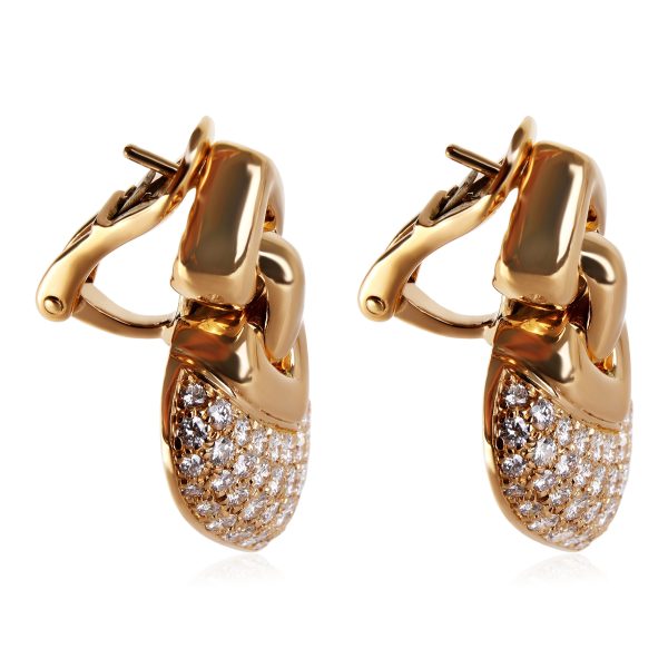 105169 sv 6afbf252 2bcf 4ee6 9d3f 07e935c6f065 Bvlgari Diamond Earrings in 18K Yellow Gold 3 CTW