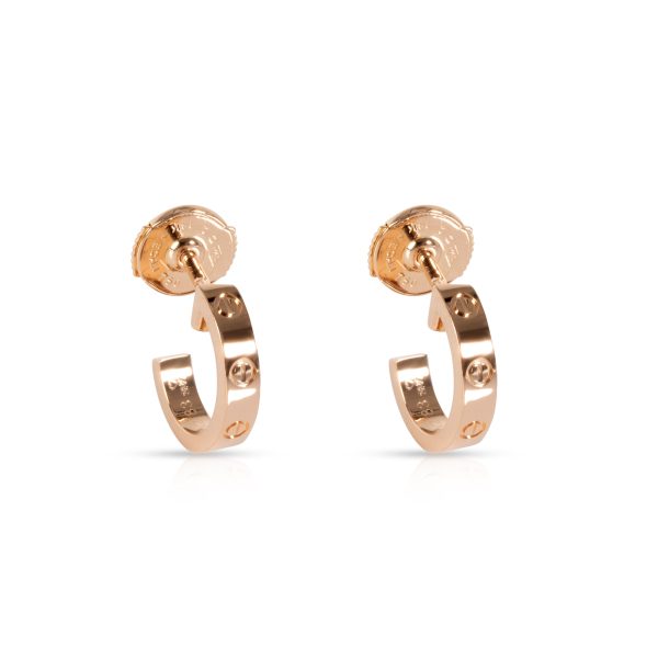 Cartier Love Huggie Earrings in 18K Rose Gold Cartier Love Huggie Earrings in 18K Rose Gold