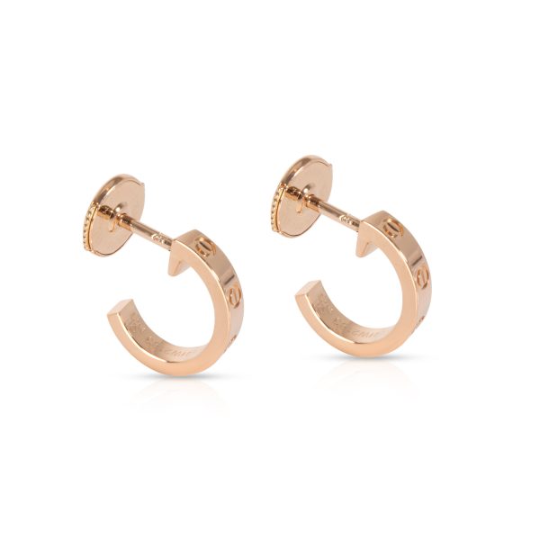 105242 sv 66584379 56ec 4fca 9864 5cdd8644eee0 Cartier Love Huggie Earrings in 18K Rose Gold