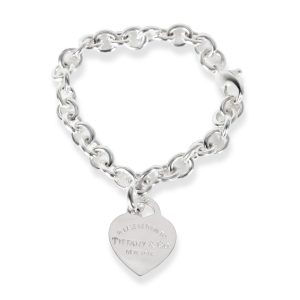 Tiffany Co Return to Tiffany Heart Tag Bracelet in Sterling Silver Cart