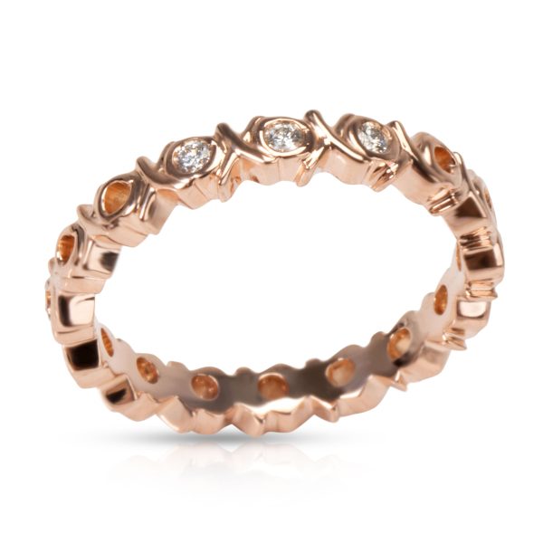 105411 pv Tiffany Co Paloma Picasso Graffiti Diamond Band in 18K Rose Gold 006 CTW