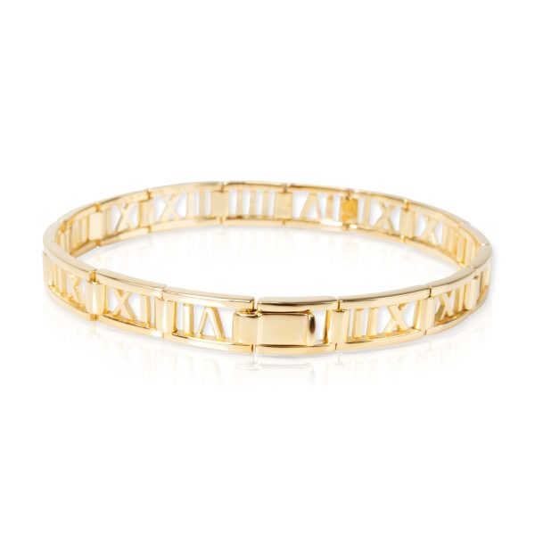 105430 bv Tiffany Co Atlas Pierced Bracelet in 18K Yellow Gold