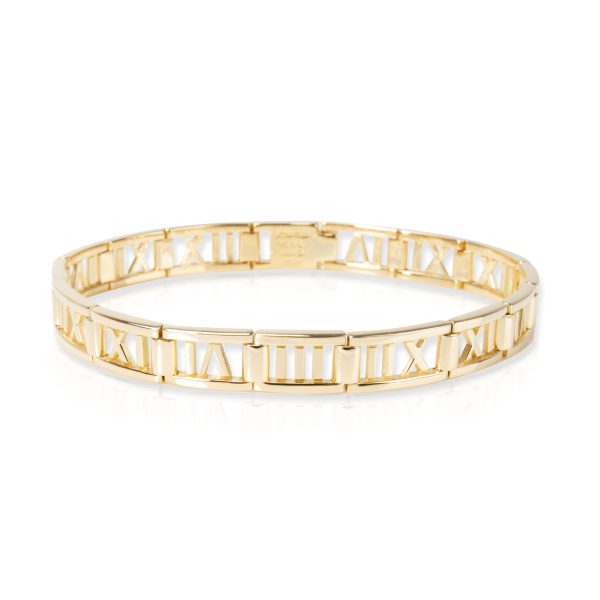 Tiffany Co Atlas Pierced Bracelet in 18K Yellow Gold Tiffany Co Atlas Pierced Bracelet in 18K Yellow Gold