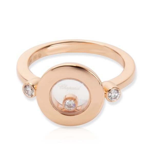 Rings Chopard Happy Diamonds Ring in 18K Rose Gold 014 CTW