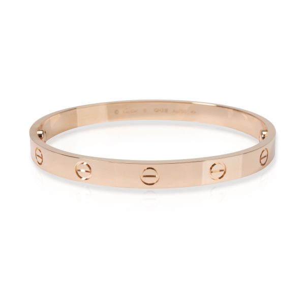 Cartier Love Bracelet in 18K Rose Gold Size 18 Cartier Love Bracelet in 18K Rose Gold Size 18