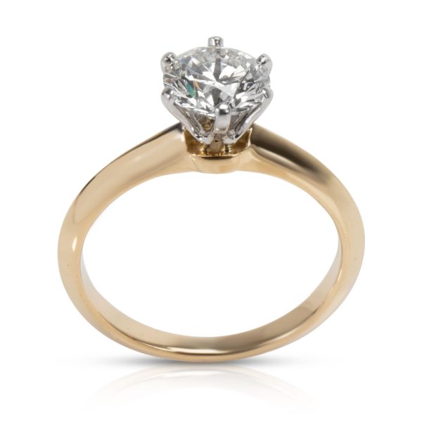 105704 pv 86df93f4 7e61 4caf af64 49ae5d49bcb5 Tiffany Co Solitaire Diamond Engagement Ring in 18K Yellow Gold 085 ct