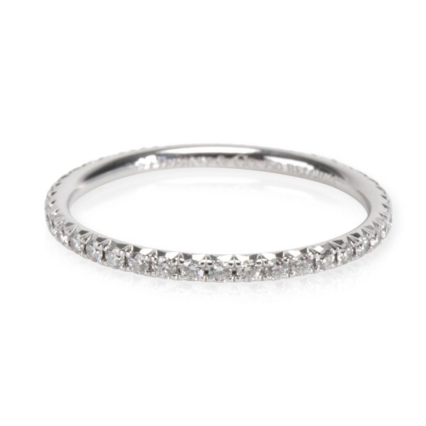 Tiffany Co Metro Diamond Band in 18K White Gold 021 CTW Tiffany Co Metro Diamond Band in 18K White Gold 021 CTW