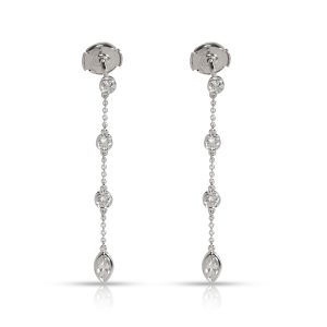 Tiffany Co Diamond by the Yard Diamond Earrings in Platinum 075 CTW Cart