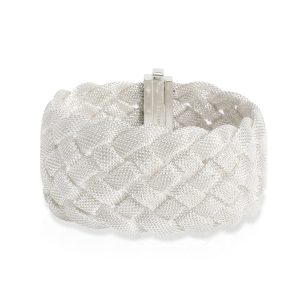 Tiffany Co Braided Mesh Bracelet in Sterling Silver Fendi Celeria Peekaboo Regular 2WAY Bag