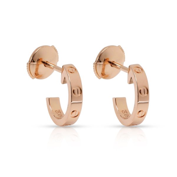 Cartier Love Hoop Earring in 18K Rose Gold Cartier Love Hoop Earring in 18K Rose Gold