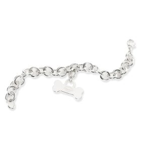Tiffany Co Return to Tiffany Dog Bone Bracelet in Sterling Silver Louis Vuitton Black Epi Leather Passy PM