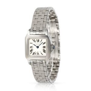 Cartier Santos Demoiselle W25064Z5 Womens Watch in Stainless Steel BVLGARI BZero1 Diamond Ring in 18k Yellow Gold 045 CTW