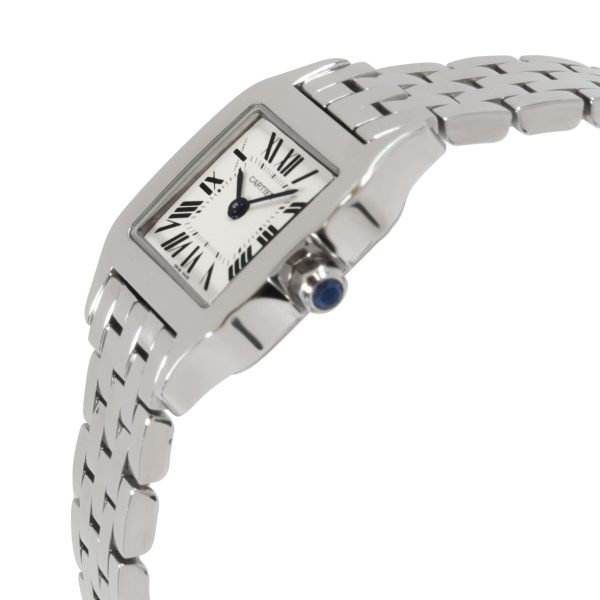 106260 lv 073e26b5 28b6 455b b4d7 288c40795bc6 Cartier Santos Demoiselle W25064Z5 Womens Watch in Stainless Steel