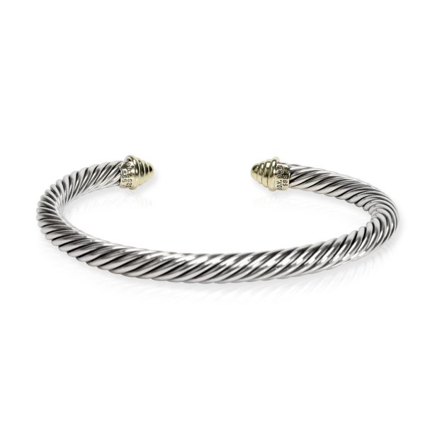 106347 bv David Yurman Cable Collection Bracelet in 14K Yellow GoldSterling Silver