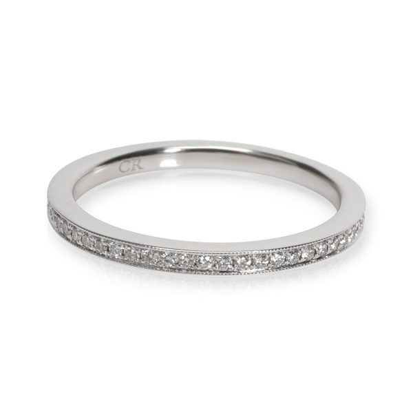 Rings Catherine Ryder Diamond Wedding Band in 18K White Gold 016 CTW