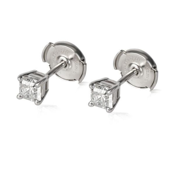 106392 av 93ab817b ee1f 4be1 847a 3edd15cb2dab Tiffany Co Lucida Diamond Stud Earring in Platinum E VS1 071 CTW