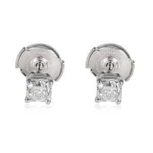 Tiffany Co Lucida Diamond Stud Earring in Platinum E VS1 071 CTW Louis Vuitton Keepall 60 Epi Bag Red