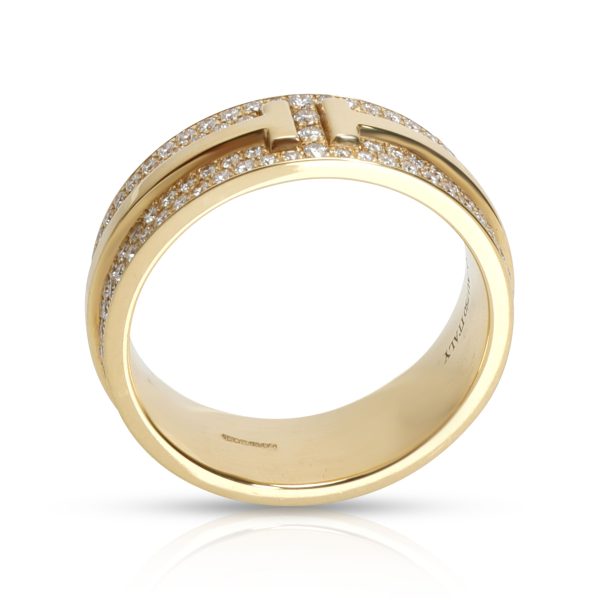 106449 pv d9079e2b fb54 496a 88d2 e49e44feeac7 Tiffany T Wide Pave Diamond Ring in 18K Yellow Gold 055 CTW