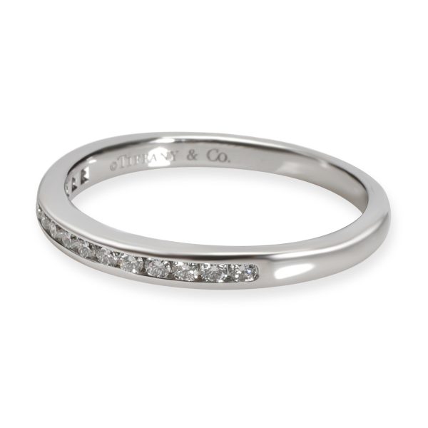 Platinum Wedding Band Tiffany Co Channel Set Diamond Wedding Band in Platinum 017 CTW