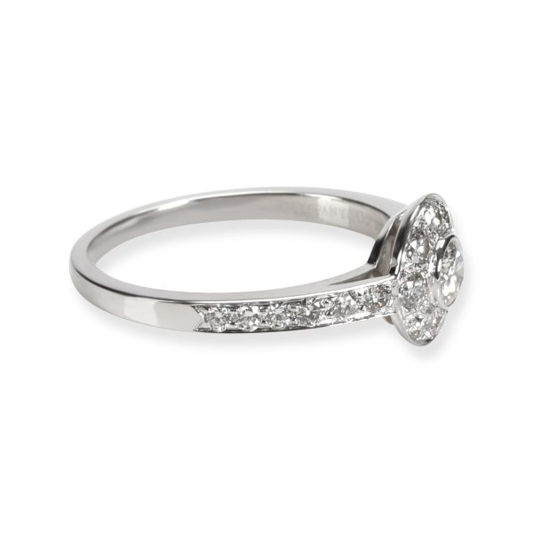 106547 sv Tiffany Co Tiffany Circlet Diamond Ring in Platinum 076 CTW