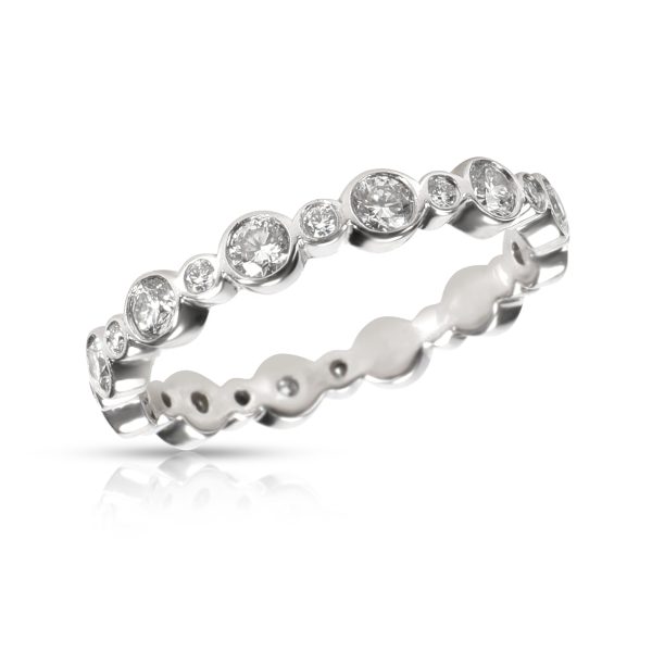 106553 pv Tiffany Co Jazz Diamond Eternity Band in Platinum 062 CTW