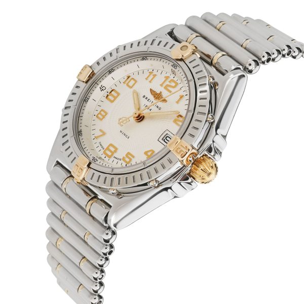 106611 lv Breitling Wings B67050 Womens Watch in Stainless SteelYellow Gold