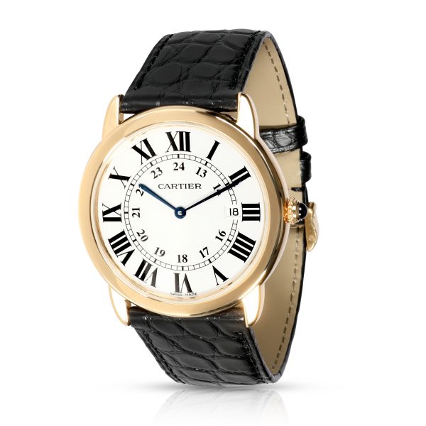 Cartier Ronde Solo W6700455 Mens Watch in 18kt Stainless Steel Yellow Gold Cartier Ronde Solo W6700455 Mens Watch in 18kt Stainless Steel Yellow Gold