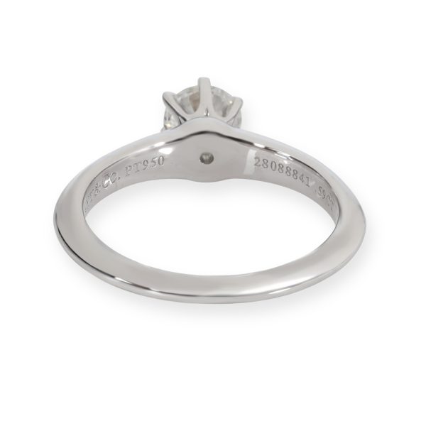 106738 bv ac8f618e 62c3 4178 8981 e85ebe84de5f Tiffany Co Solitaire Diamond Engagement Ring in Platinum G VS2 059 CTW