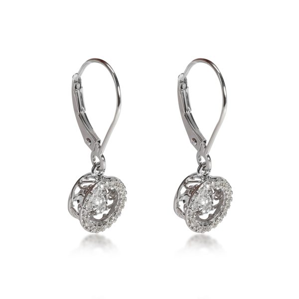 106763 sv Diamond Drop Earrings in 10K White Gold 015 CTW