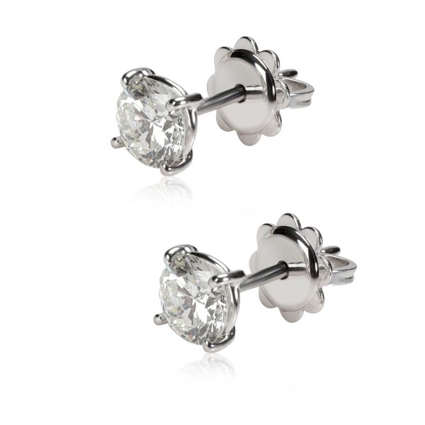 106770 sv 1f7c0c75 c416 419c b78f c232009d493a Diamond Stud Earring in 18K White Gold HI VS2 130 CTW