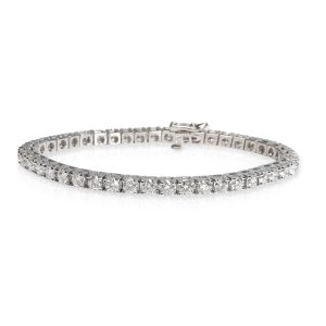 Four Prong Diamond Tennis Bracelet in 14K White Gold VS2SI1 650 CTW Gucci Soho Chain Shoulder Bag