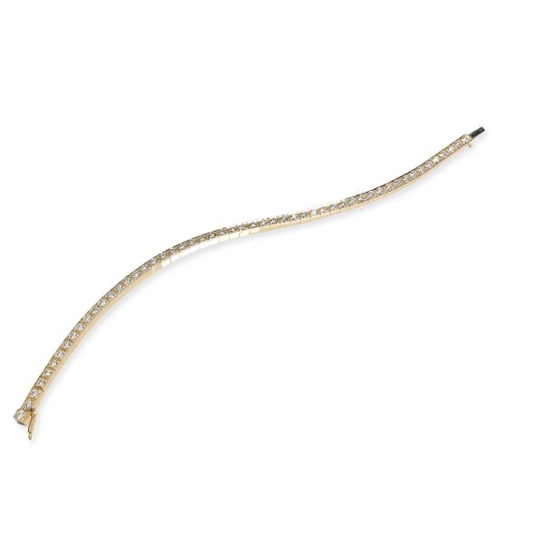 106813 pv Cartier Lanieres Diamond Bracelet in 18K Yellow Gold 180 CTW