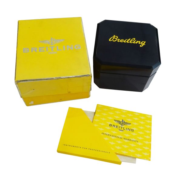 106854 box Breitling Wings B10050 Mens Watch in 18kt Stainless SteelYellow Gold