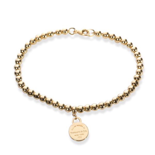 Tiffany Co Return to Tiffany Bead Bracelet in 18K Yellow Gold Tiffany Co Return to Tiffany Bead Bracelet in 18K Yellow Gold