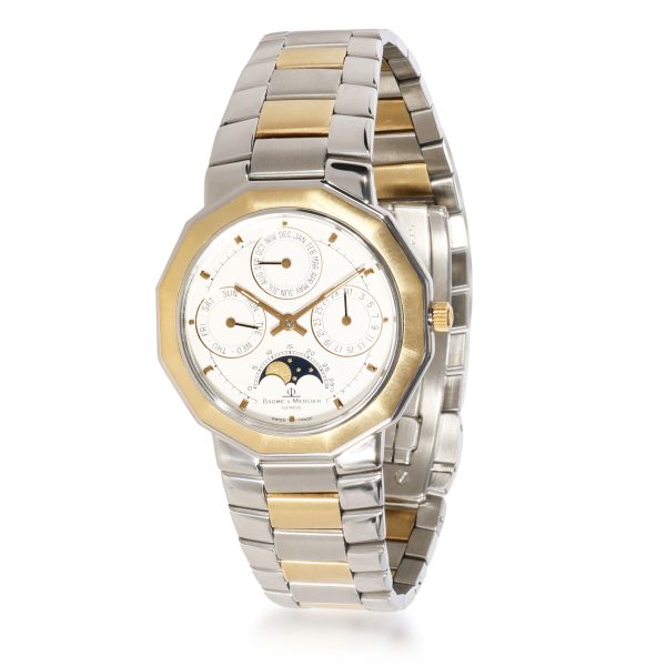 Baume Mercier Rivera 6131038 Mens Watch in 18kt Stainless SteelYellow Gold Baume Mercier Rivera 6131038 Mens Watch in 18kt Stainless SteelYellow Gold