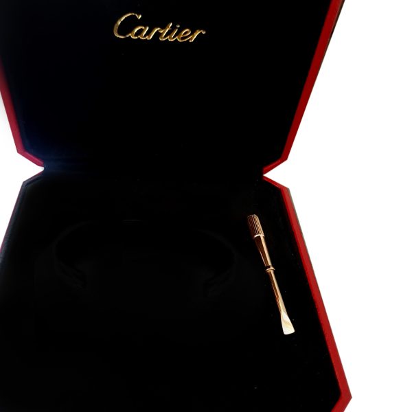 106980 box Cartier Love Bracelet in 18KT Rose Gold