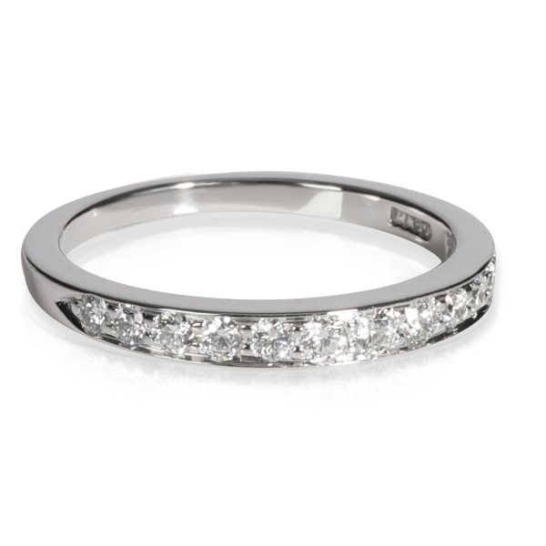 Rings Tiffany Co Diamond Wedding Band in Platinum 033 CTW