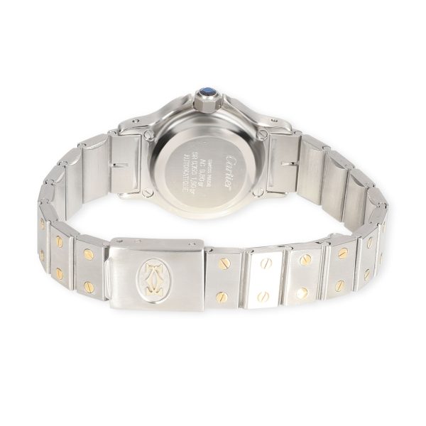 107027 bv Cartier Santos Ronde 0907 Womens Watch in 18kt Stainless SteelYellow Gold