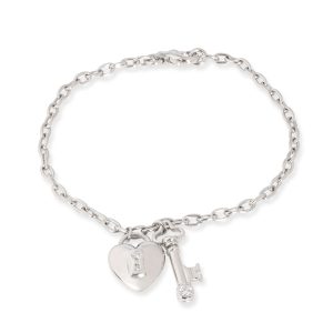 Tiffany Co Heart Locket Key Diamond Bracelet in Platinum 022 CTW Cartier Trinity 2C Three Colors Earrings Yellow White Pink