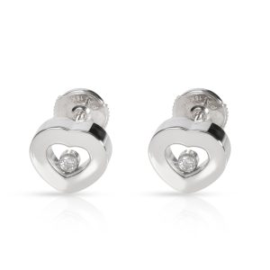 Chopard Happy Diamonds Icons Earrings in 18K White Gold 011 CTW Chanel Boy Chanel Small Handbag