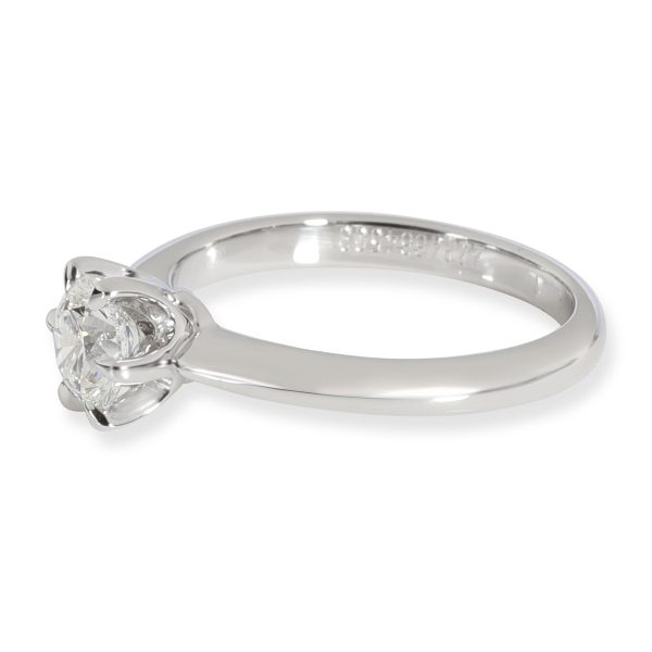 Platinum Solitaire Ring Mappin Webb Hermione Diamond Solitaire Ring in Platinum GIA E VS2 073 CTW