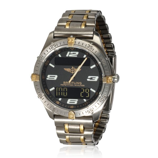 Breitling Aerospace F65062 Mens Watch in 18kt TitaniumYellow Gold Breitling Aerospace F65062 Mens Watch in 18kt TitaniumYellow Gold