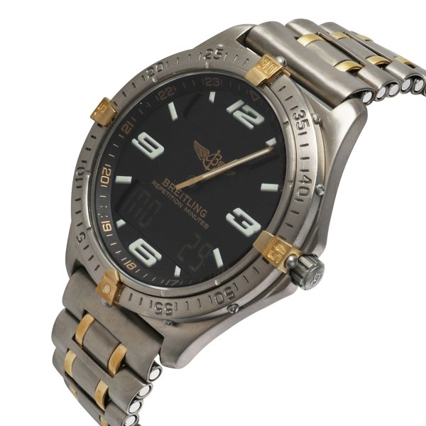 107158 lv 30e24e98 d565 4766 96e4 3cf595630bef Breitling Aerospace F65062 Mens Watch in 18kt TitaniumYellow Gold