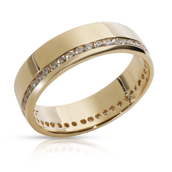 myGemma Channel Set Diamond Band in 18K Yellow Gold 029 CTW