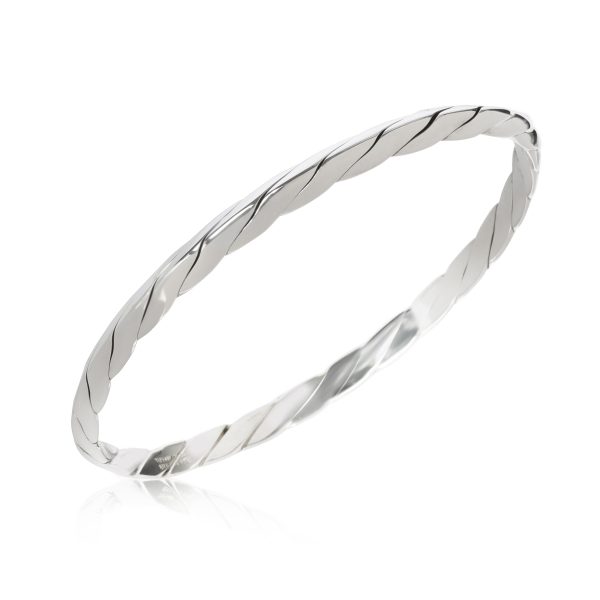 107181 pv Tiffany Co Vintage Twisted Rope Bangle in Sterling Silver