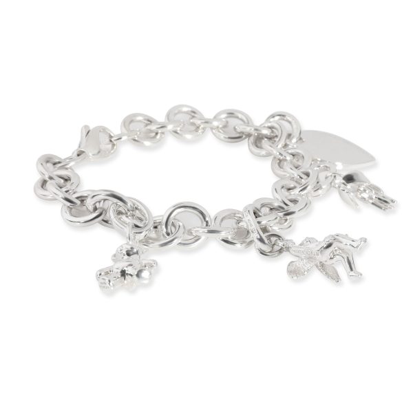 107198 bv Tiffany Co Charm Bracelet in Sterling Silver