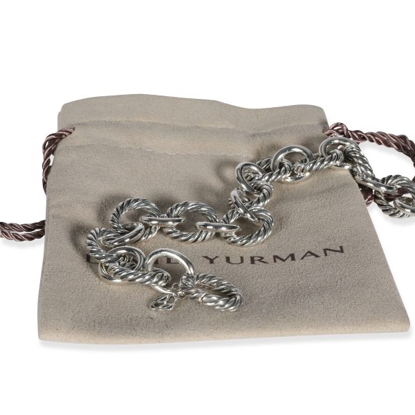 107225 box 298b20d6 57c0 46f8 a02e 9c3678fdb00e David Yurman Large Oval Link Bracelet in Sterling Silver