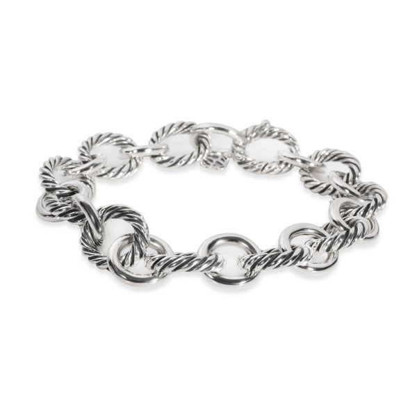 David Yurman Large Oval Link Bracelet in Sterling Silver David Yurman Large Oval Link Bracelet in Sterling Silver